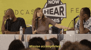 happy well done GIF by Now Hear This podcast Festival