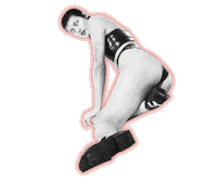 Glow Black And White Sticker by Frame