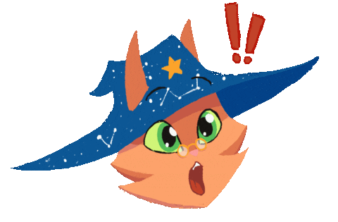 Crunchys_art giphyupload wrynn magical mishaps astarius Sticker
