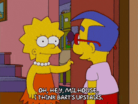 lisa simpson door GIF