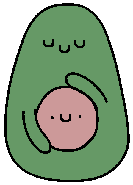 Happy Avocado Sticker by CsaK