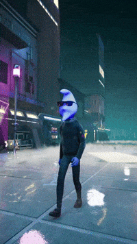 Cyberpunk 3D Animation GIF by alecjerome