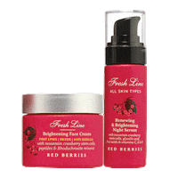 Red Berries Face Sticker by Fresh Line