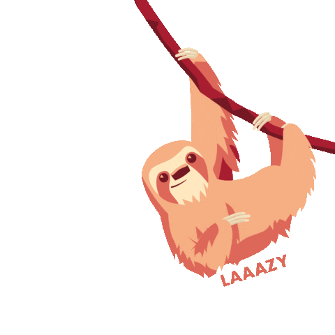 Sleepy Hang In There Sticker by Ritter Sport