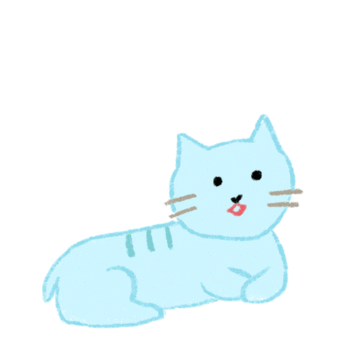 kurokawakaban giphyupload cat ねこ 猫 Sticker