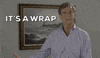 Political gif. Joe Sestak gestures dramatically and says, “It’s a wrap.”