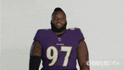 Football Shrug GIF by Baltimore Ravens