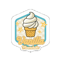 Ice Cream Cone Milkshake Sticker by Midnight Moon Moonshine