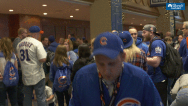 chicago cubs dancing GIF by NBC Sports Chicago