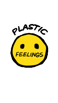 mvlvk happy sad rainbow blue Sticker