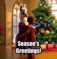Seasons Greetings Winter GIF by dalaillamazen