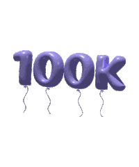 BeBloomers balloon influencer 100 bloom Sticker