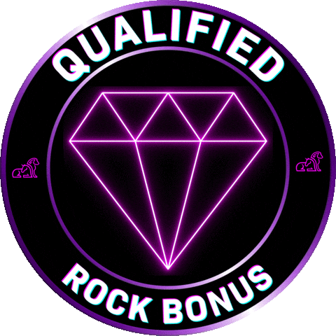 Rock Badge Sticker by Arieyl