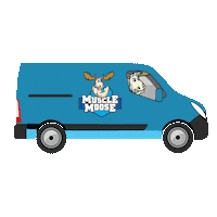 Car Driving Sticker by MuscleMooseHQ