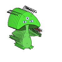 Alien Sticker by Psicocandis