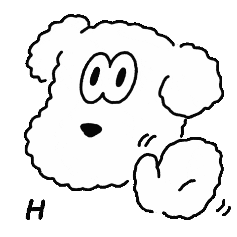 Dog Hello Sticker