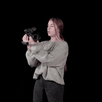 SkyMineMedia film confused camera scream GIF