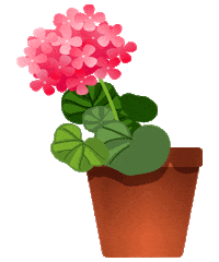 Birthday Flowers Sticker