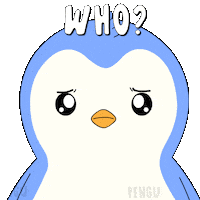 Penguin Think Sticker by Pudgy Penguins