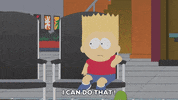 talking bart simpson GIF by South Park 