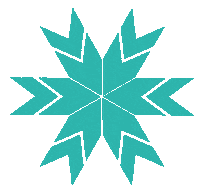 Schneeflocke Sticker by Kaestle