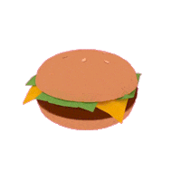 Rotating Fast Food Sticker by molehill