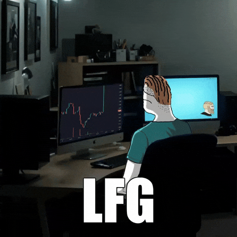 Crypto Pump GIF by Based Chad