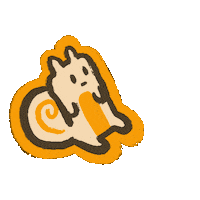 Cartoon Wow Sticker by Abitan