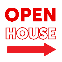 Open House Sticker by Canzell Realty