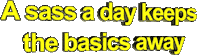 day sass Sticker by AnimatedText