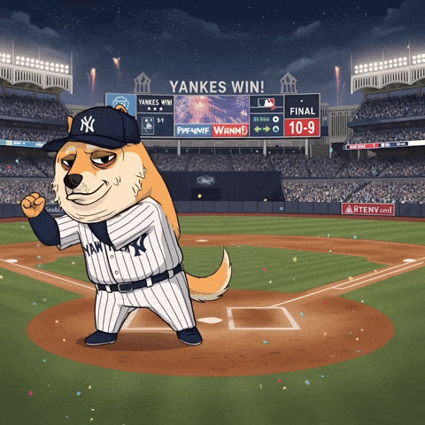 Winning New York Yankees GIF by Doge Pound