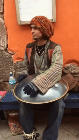 Musician Displays Serious Skill on Hang Drum