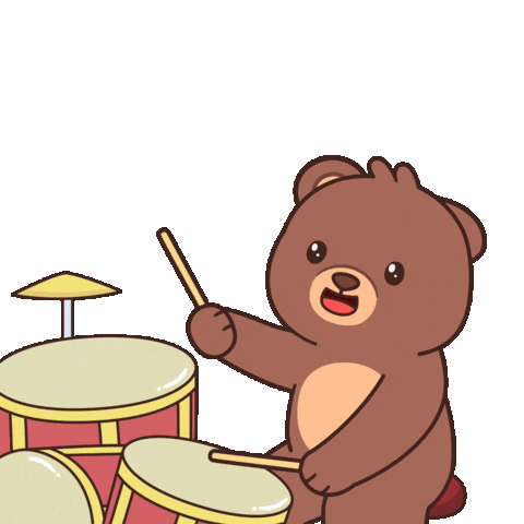Joking Teddy Bear Sticker by BEARISH