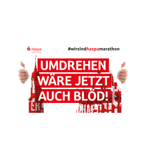 marathon hamburg Sticker by HASPA - Hamburger Sparkasse