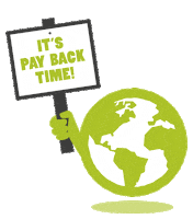 Pieminister planet pieminister planet pay back its pay back time Sticker