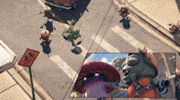plantsvszombies boom plant mushroom martial arts GIF