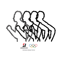 Run Olympics Sticker by Bridgestone India