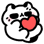 Cat Love Sticker