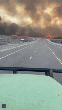 Texas Crews Fight Largest Wildfire in State History