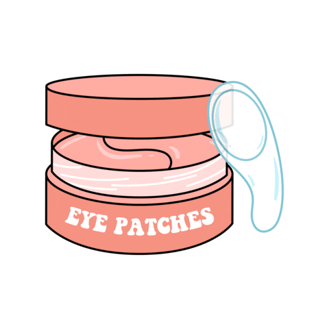 mireyarios skincare tiktoker beauty blogger eye patches Sticker