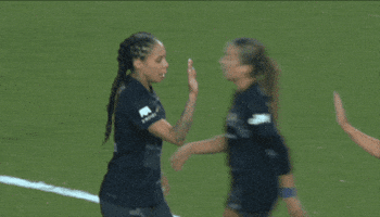 High Five Womens Soccer GIF by National Women's Soccer League