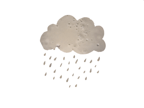 Thunder And Lightning Rain Sticker by The Eggshibit