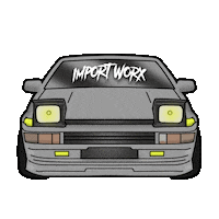 Drifting Initial D Sticker by ImportWorx