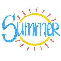 Pink Summer Sticker