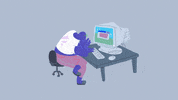 Happy Mental Health GIF by Oksana Kurmaz Art & Animation