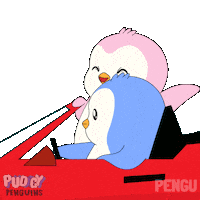 Happy Lets Go Sticker by Pudgy Penguins