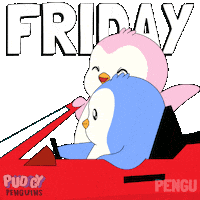 Happy Lets Go Sticker by Pudgy Penguins