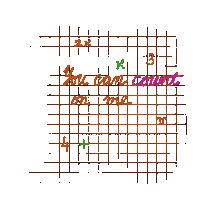 Deborahsperspective numbers maths count count on me Sticker