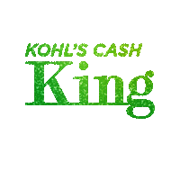 rewarding make it rain Sticker by Kohl's
