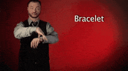 sign language bracelet GIF by Sign with Robert